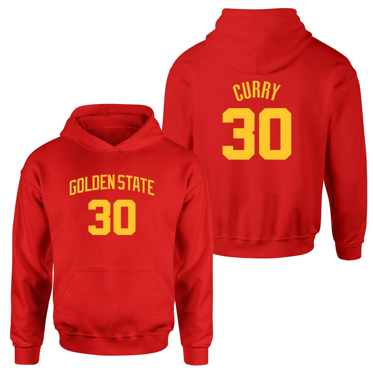Stephen Curry Golden State Forma Hoodie XL - Kırmızı