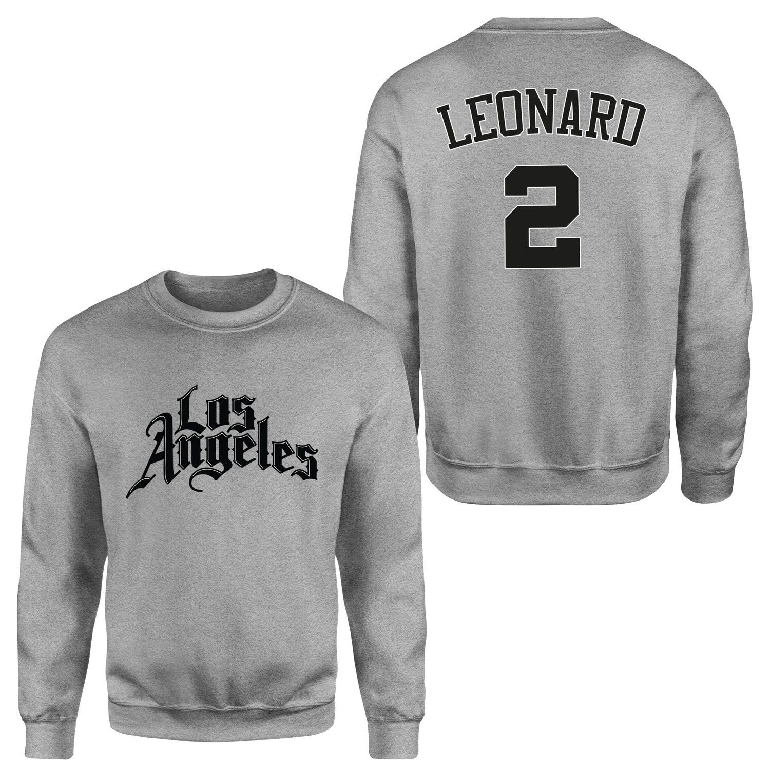 Kawhi Leonard Los Angeles Forma Sweatshirt M - Gri
