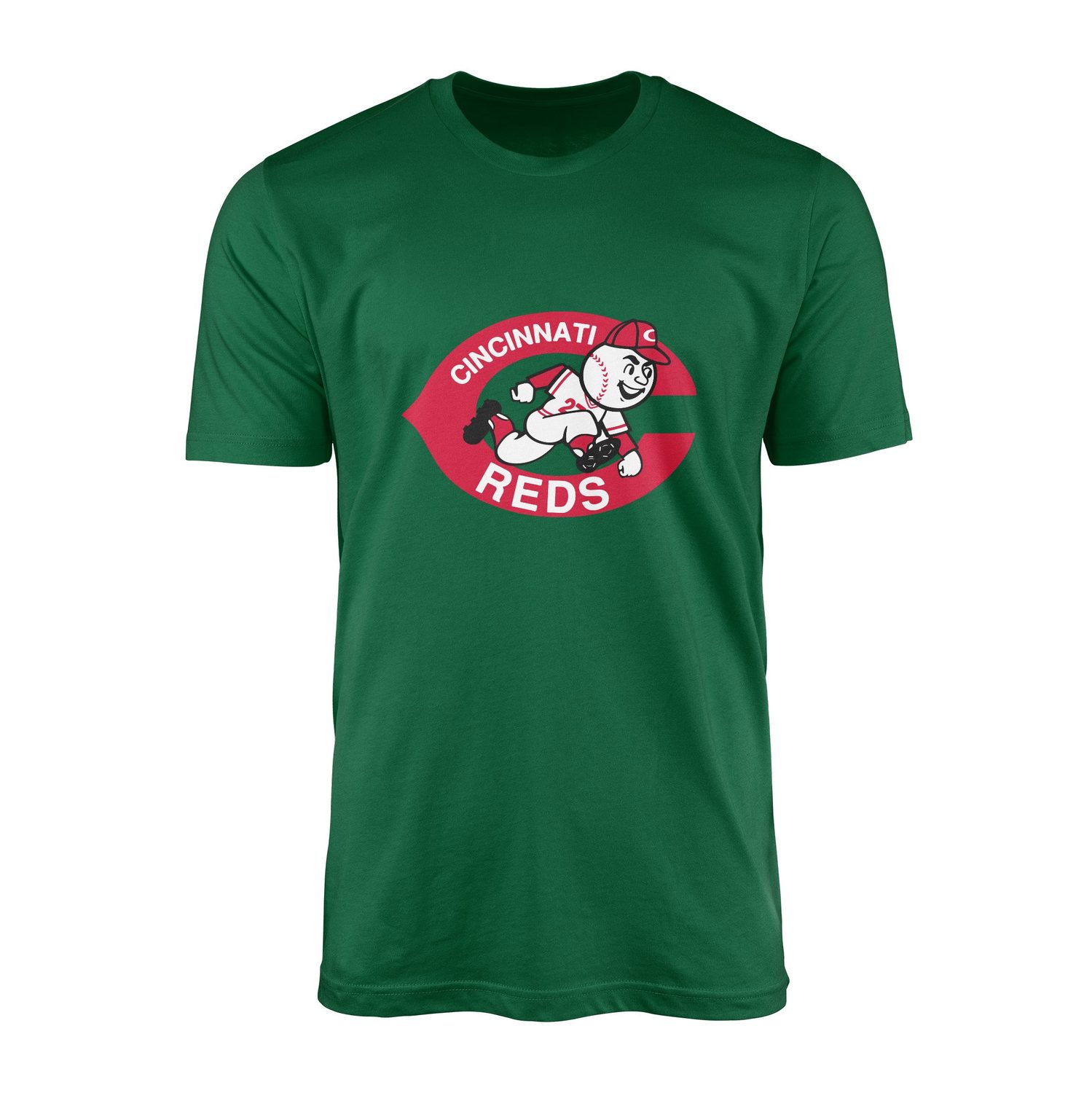 Cincinnati Reds | Mr. Red 80’s Tişört S - Nefti Yeşili