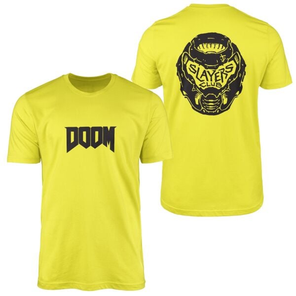 DOOM SLAYER Tişört M - Sarı | OUTLET