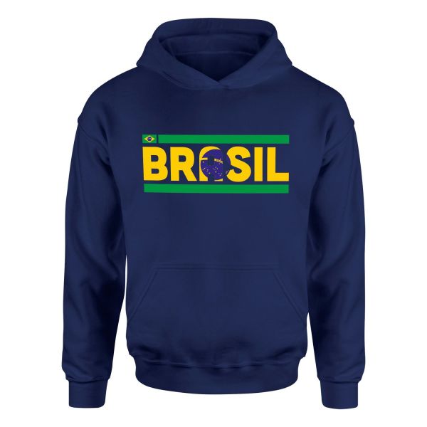 Brezilya Hoodie XL - İndigo Mavisi