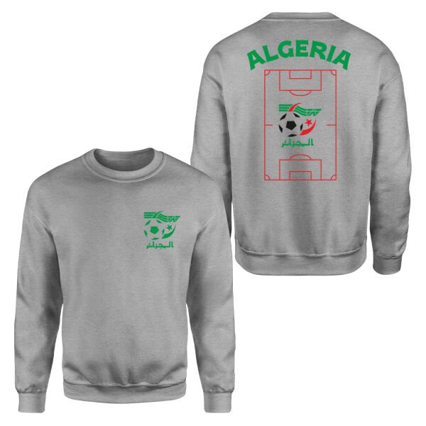 Cezayir Dünya Kupası 2026 Sweatshirt L - Gri