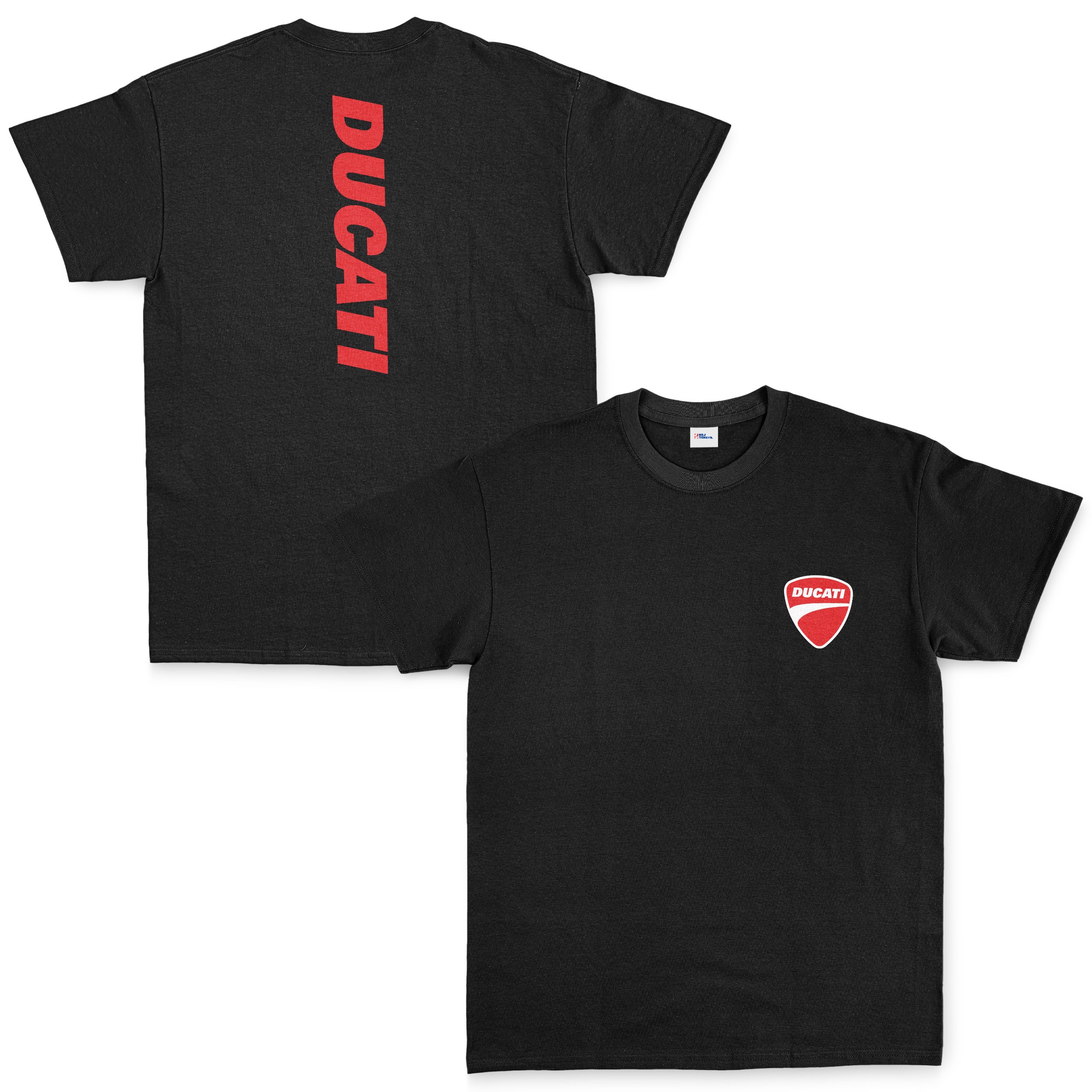 Ducati Basic Racing Tişört XXL - Siyah