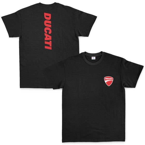 Ducati Basic Racing Tişört XXL - Siyah