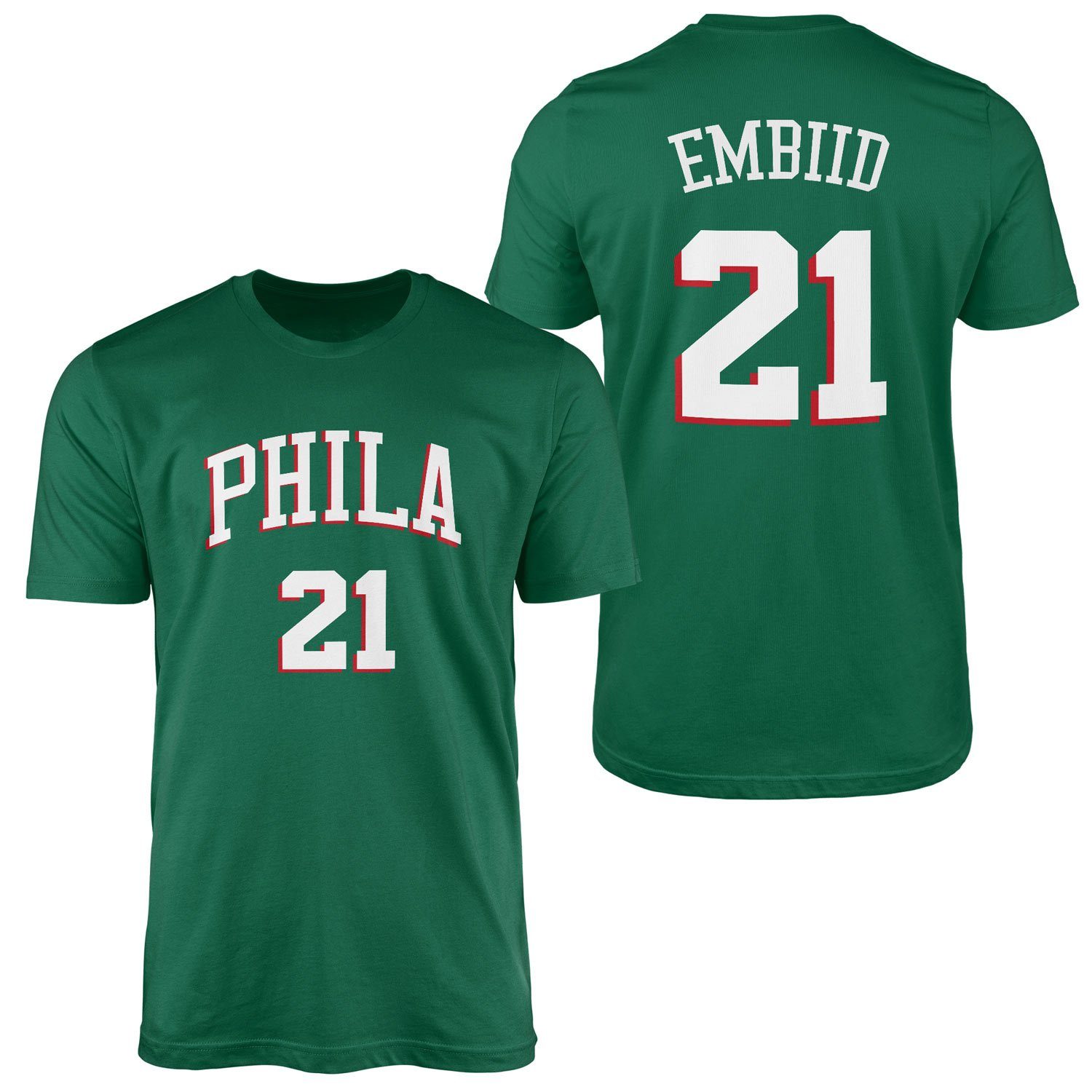 Joel Embiid Philadelphia Forma Tişört XXL - Nefti Yeşili