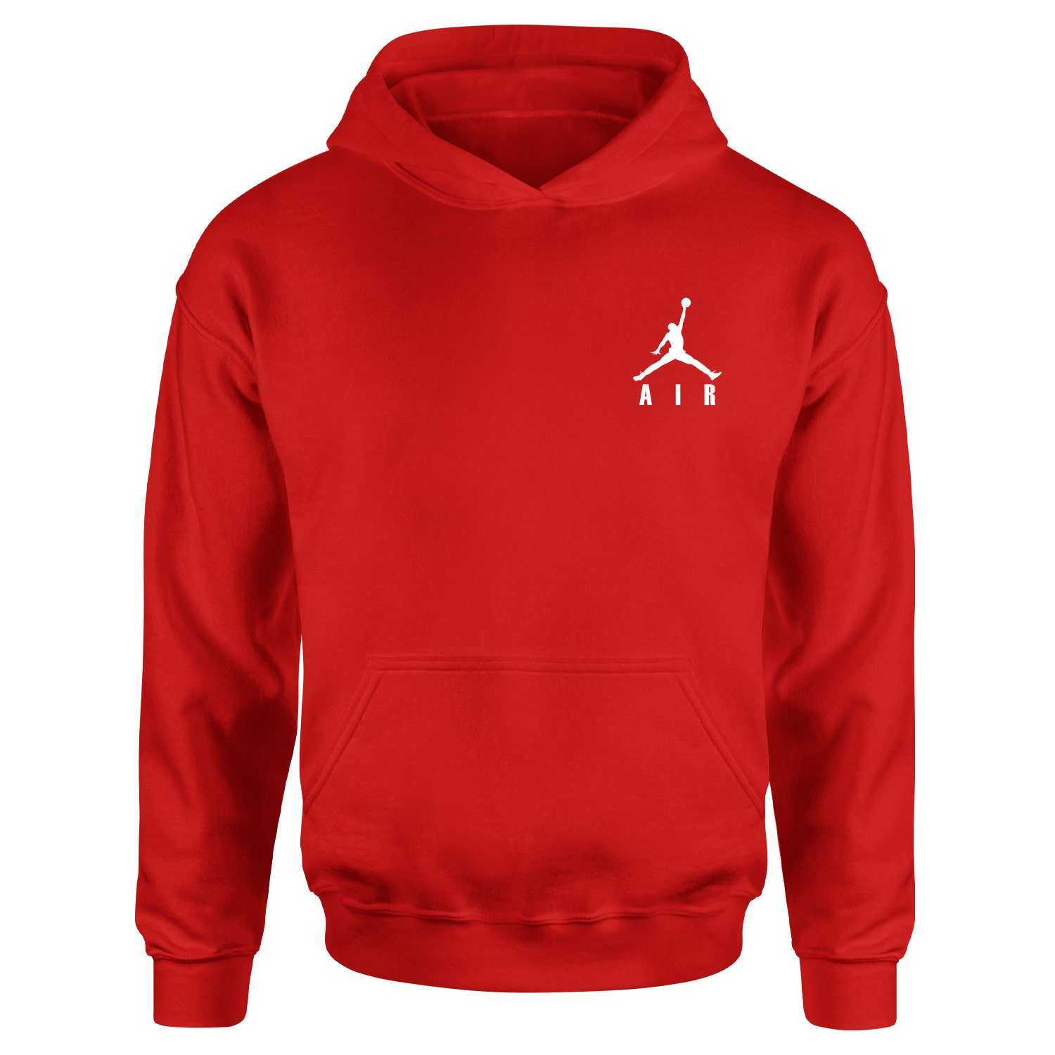 Air Jordan BIG Text W Hoodie S - Kırmızı