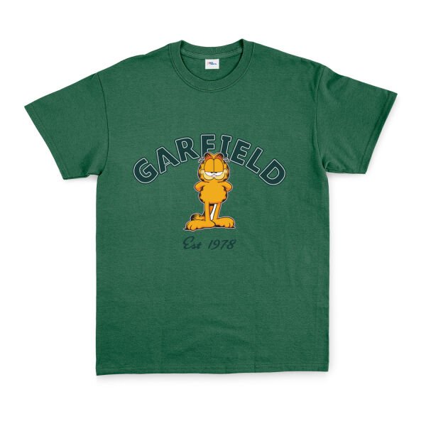 Garfield, est. 1978 Tişört S - Nefti Yeşili