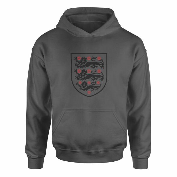 Three Lions Shield Hoodie XXL - Füme