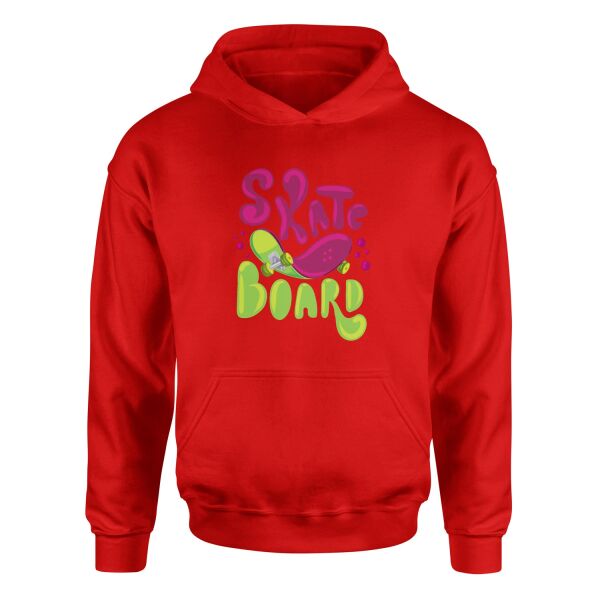 Dripping Skate Hoodie XL - Kırmızı