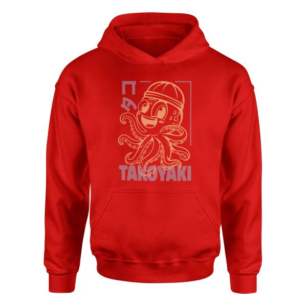 Takoyaki Hoodie L - Kırmızı