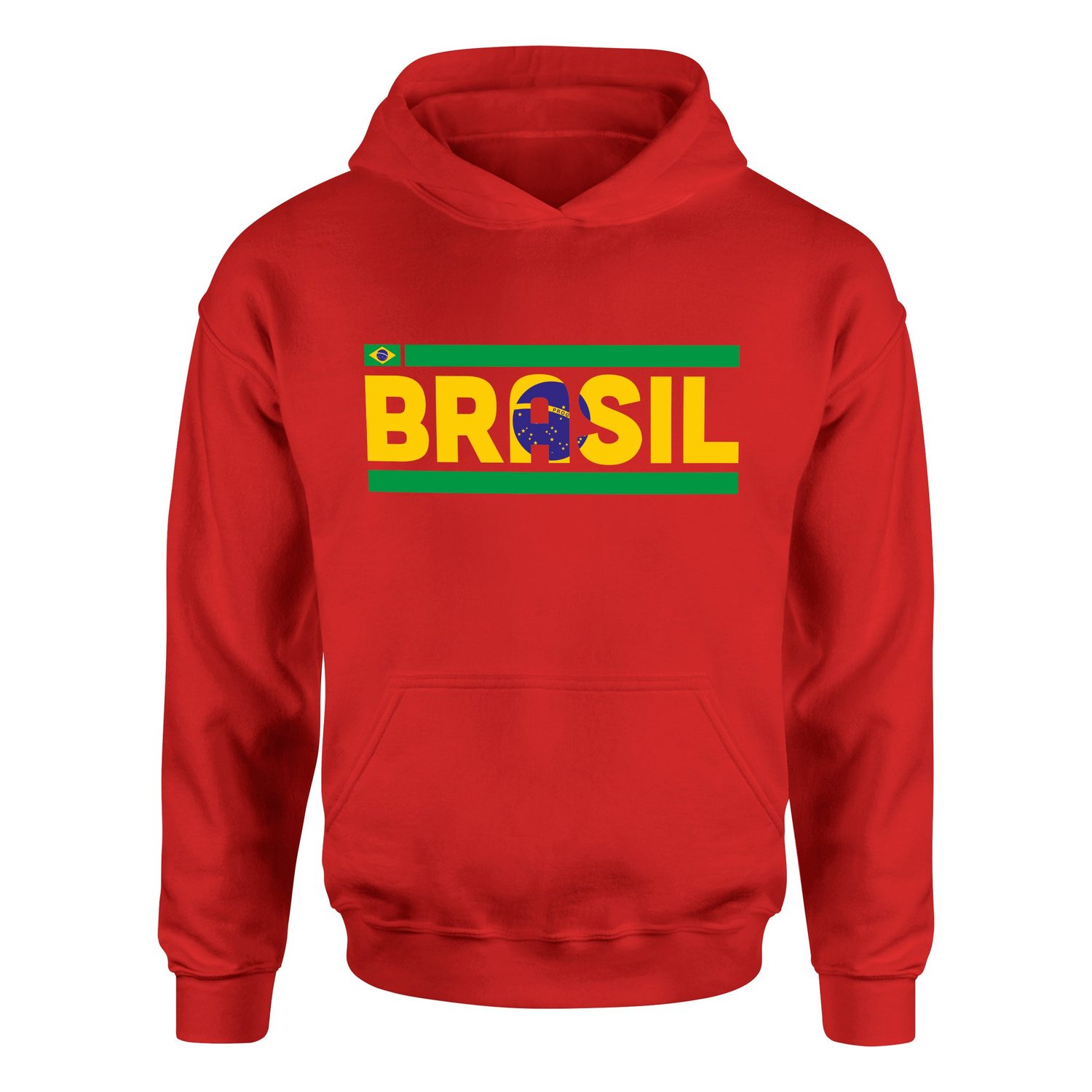 Brezilya Hoodie S - Kırmızı