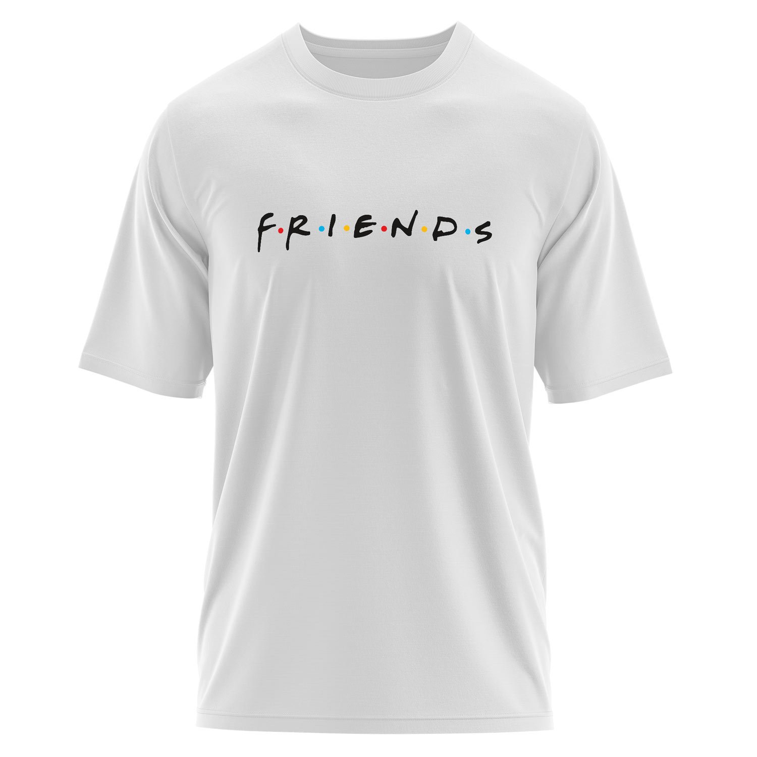 Friends Oversize Tişört XL - Beyaz
