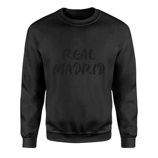 Real Madrid C Sweatshirt L - Siyah