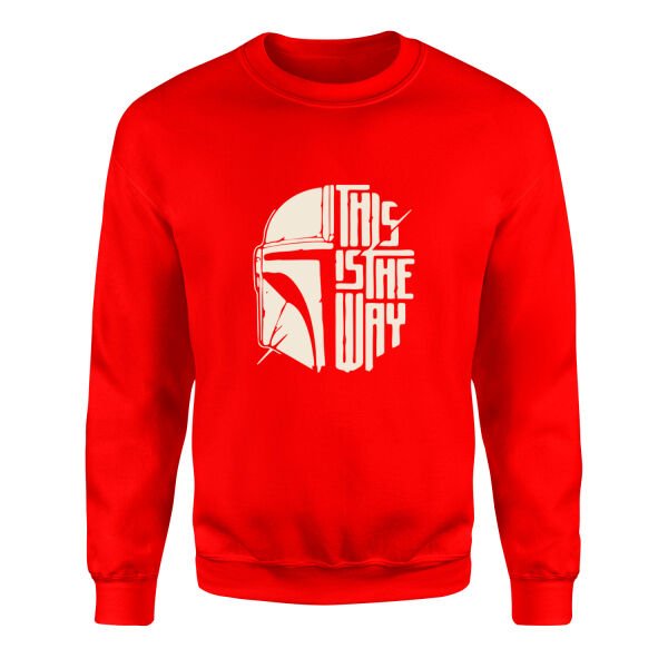 This is The Way SWTM Sweatshirt M - Kırmızı