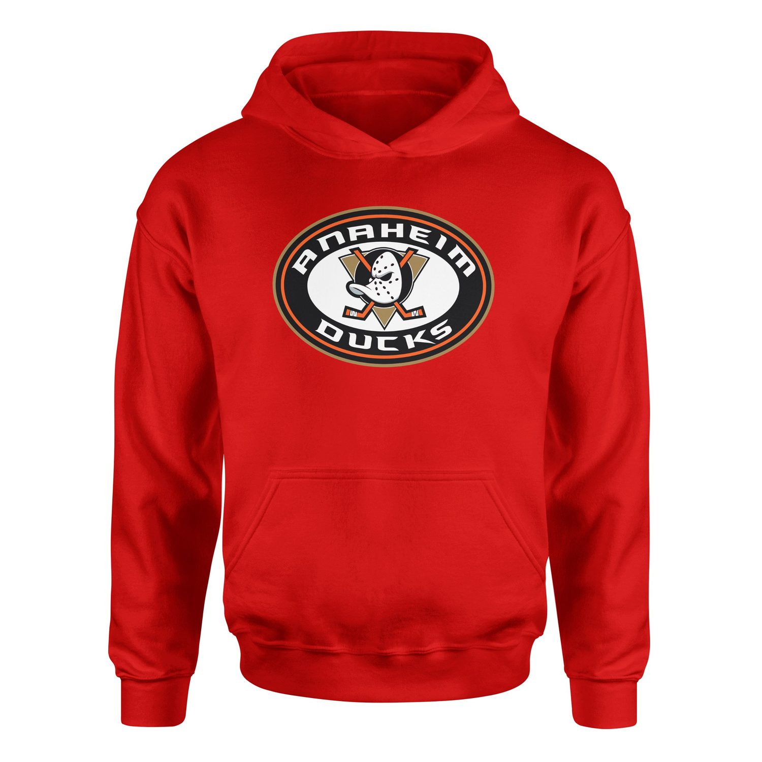 Anaheim Ducks Hoodie L - Kırmızı