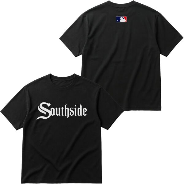 Chicago White Sox W | Southside MLB Oversize Tişört M - Siyah
