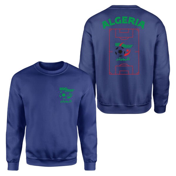 Cezayir Dünya Kupası 2026 Sweatshirt S - İndigo Mavisi