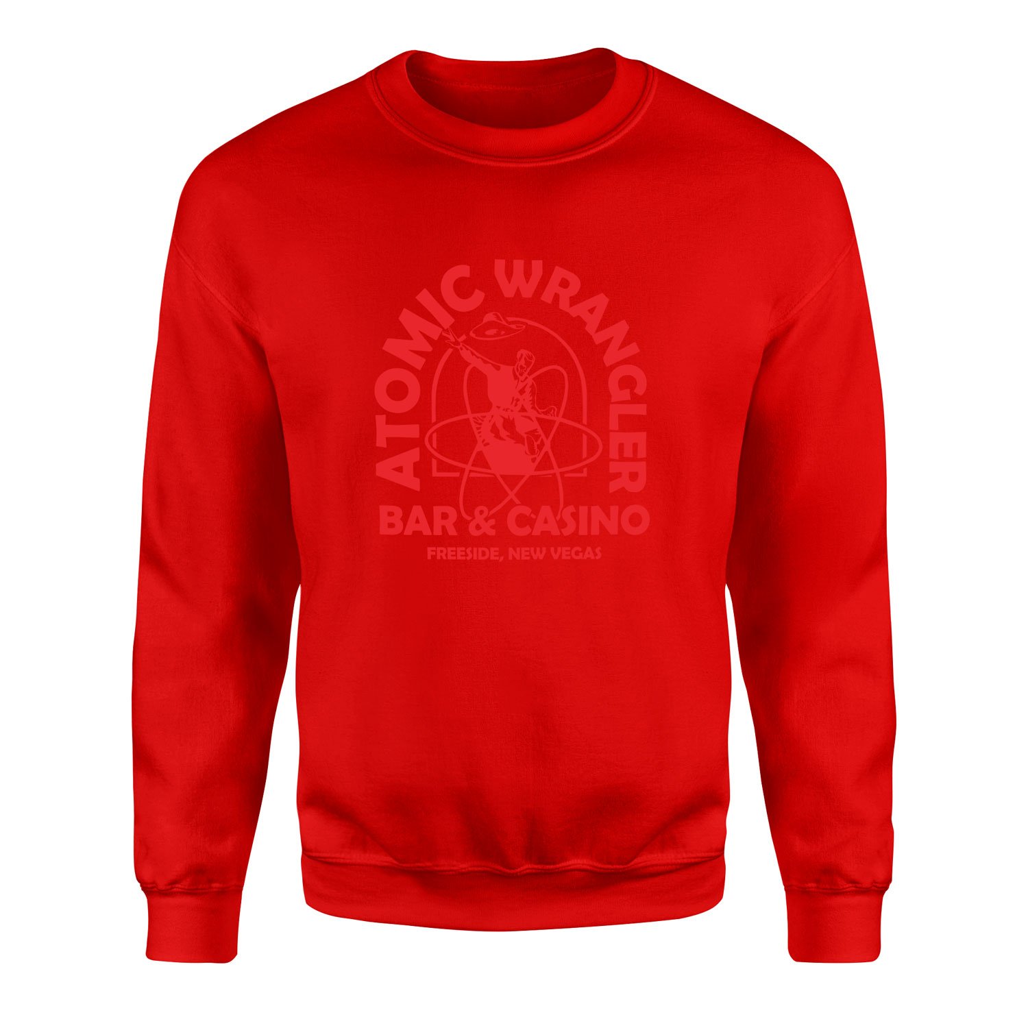 Atomic Wrangler | Fallout Sweatshirt XL - Kırmızı
