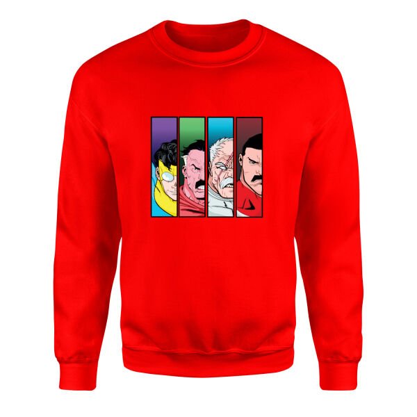 Viltrumites Sweatshirt L - Kırmızı