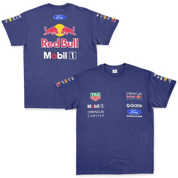 Oracle Red Bull Racing 2026 Teamline Tişört S - İndigo Mavisi | OUTLET