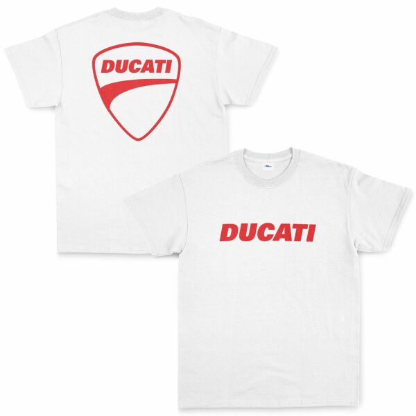 Ducati Italian Thunder Tişört XXL - Beyaz