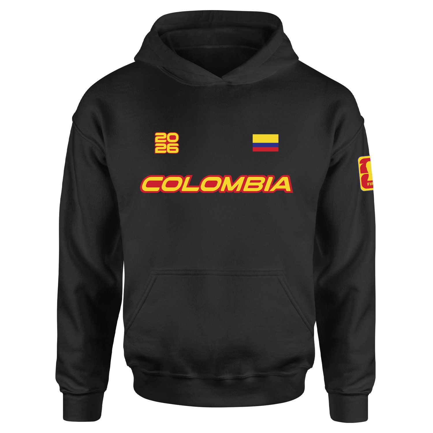 Kolombiya 2026 Hoodie XXL - Siyah