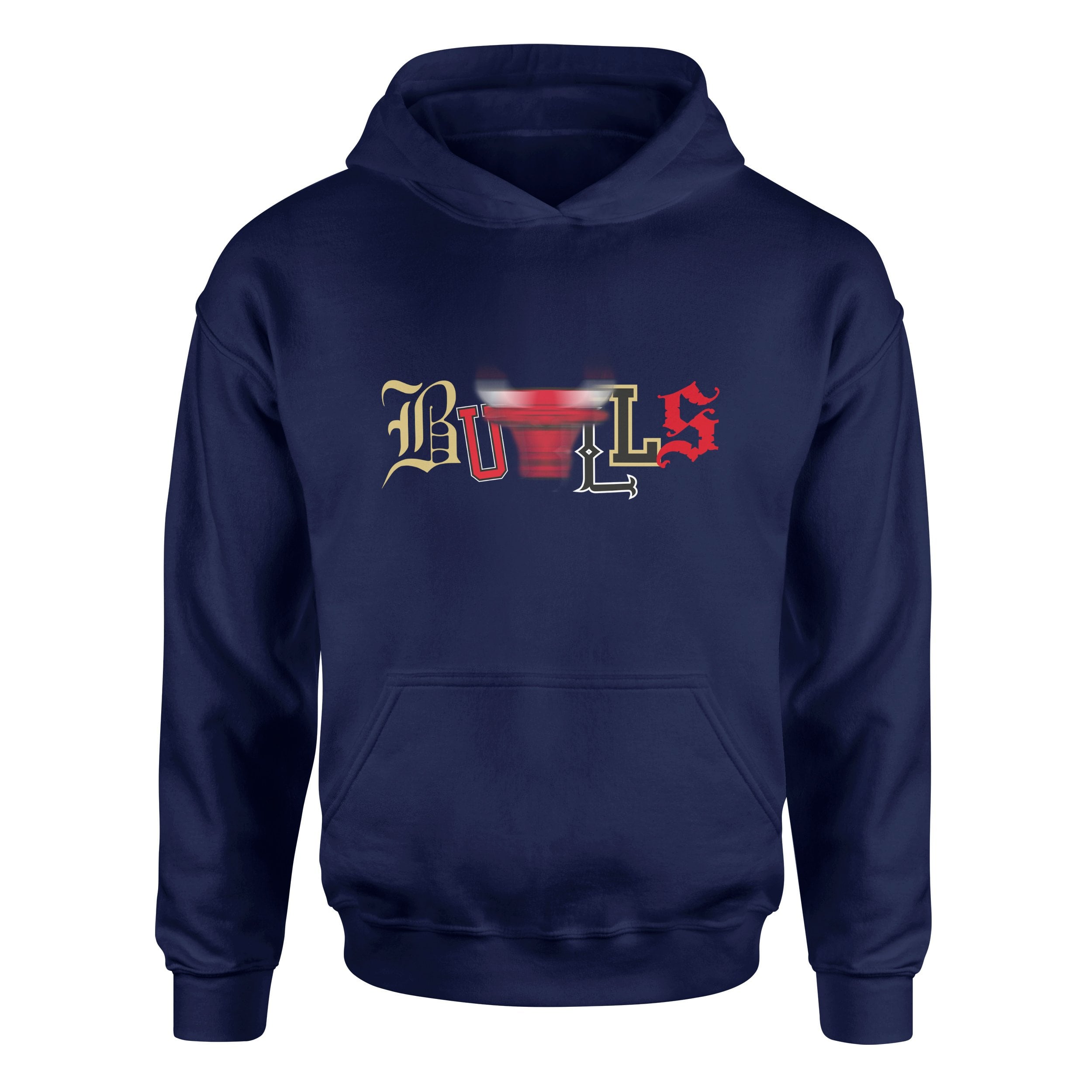Bulls History Hoodie L - İndigo Mavisi