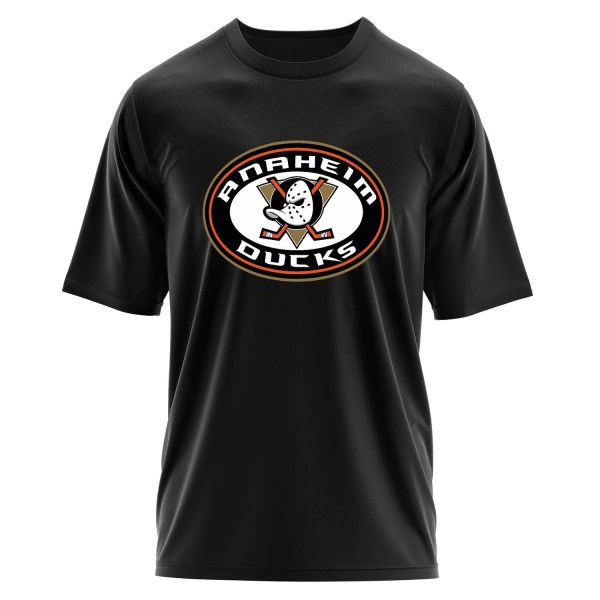 Anaheim Ducks Oversize Tişört S - Siyah