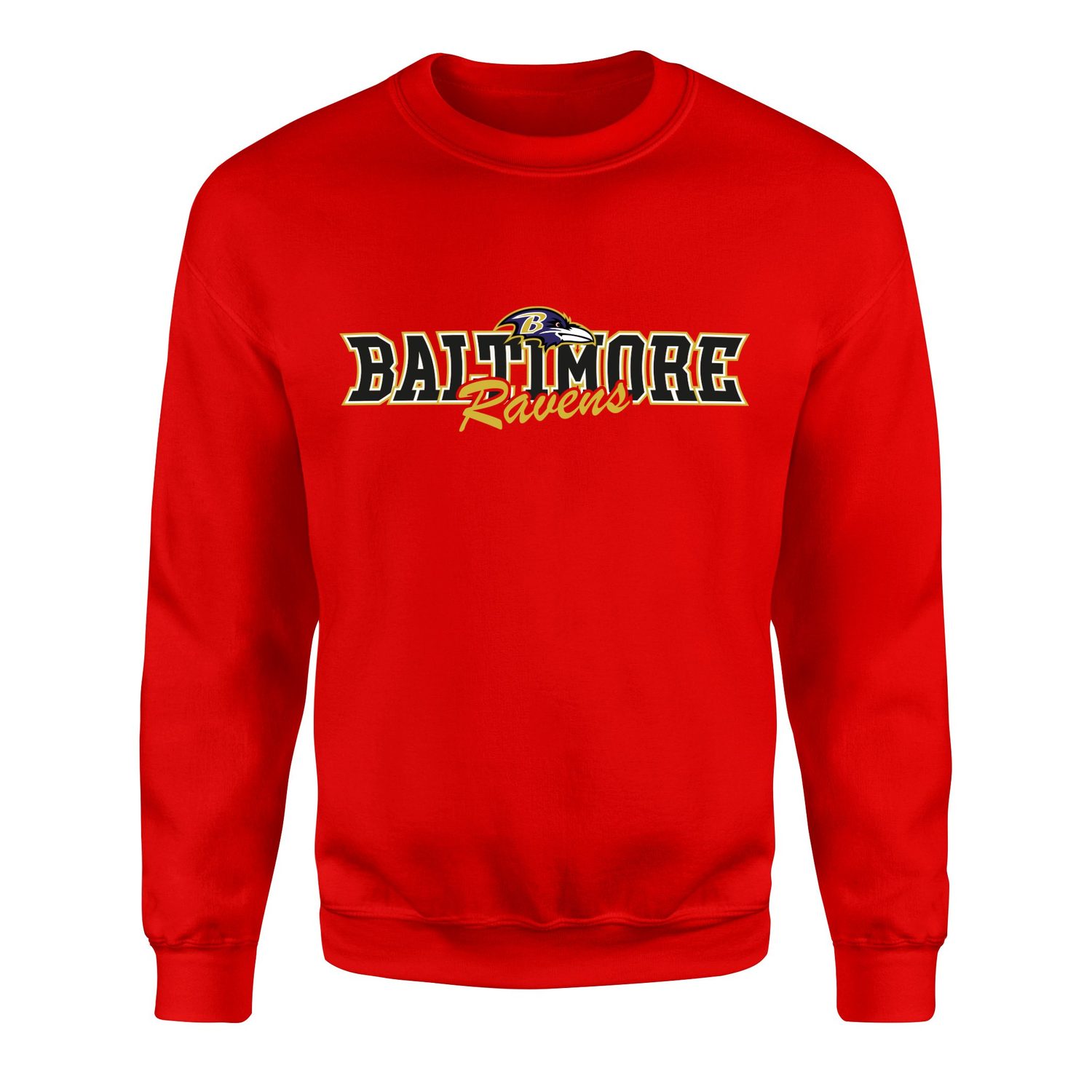 Baltimore Ravens BR Sweatshirt M - Kırmızı