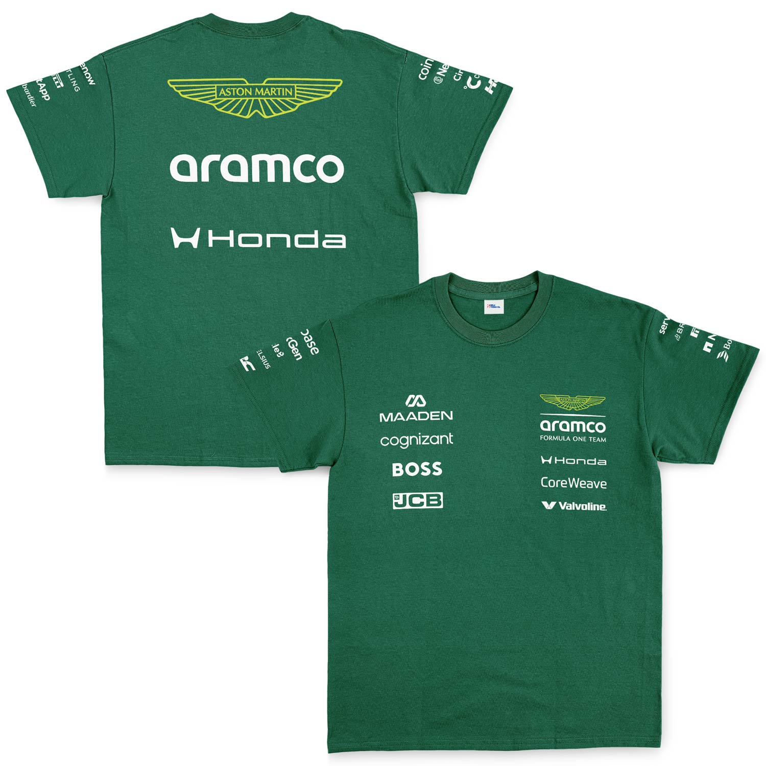 Aston Martin Racing 2026 Teamline Tişört L - Nefti Yeşili | OUTLET