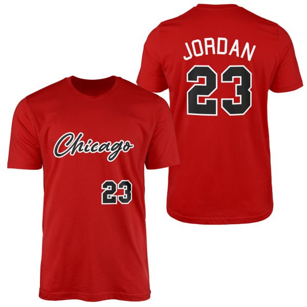 Michael Jordan 23 Forma Tişört XL - Kırmızı