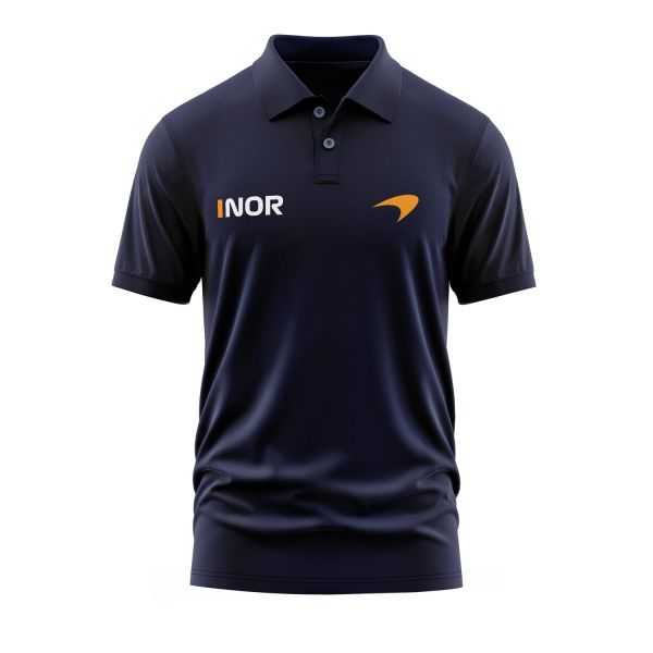 Lando Norris #NOR ID McLaren Racing Polo Tişört L - İndigo Mavisi
