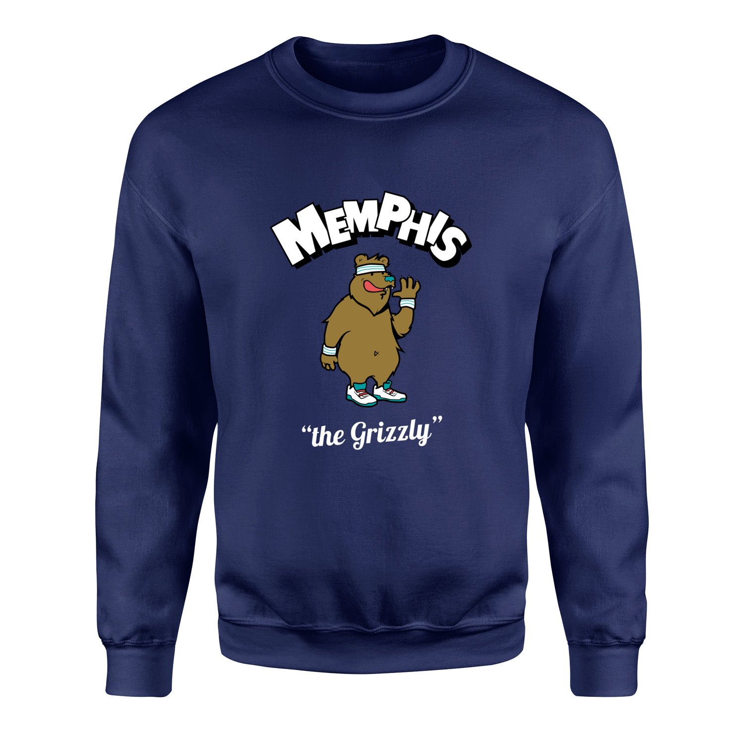 Memphis Cartoon Sweatshirt M - İndigo Mavisi