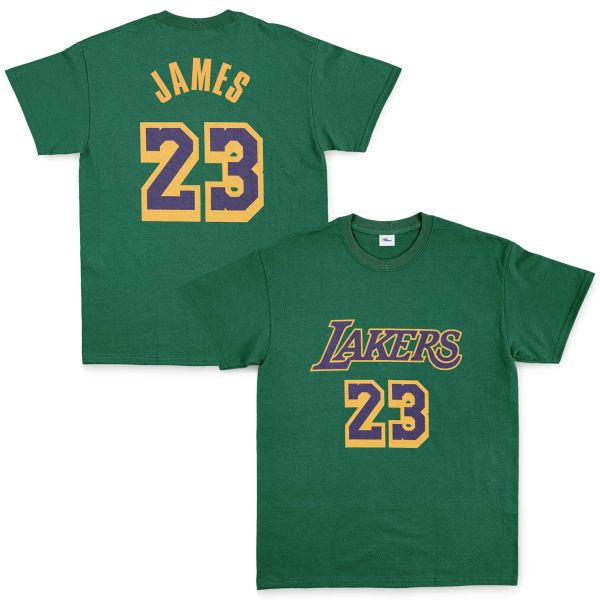 LeBron James 23 Lakers Tişört XL - Nefti Yeşili