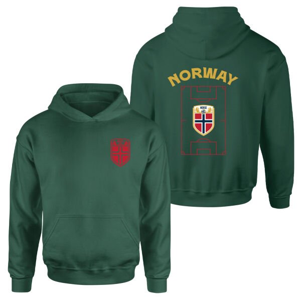 Norveç Dünya Kupası 2026 Hoodie S - Nefti Yeşili