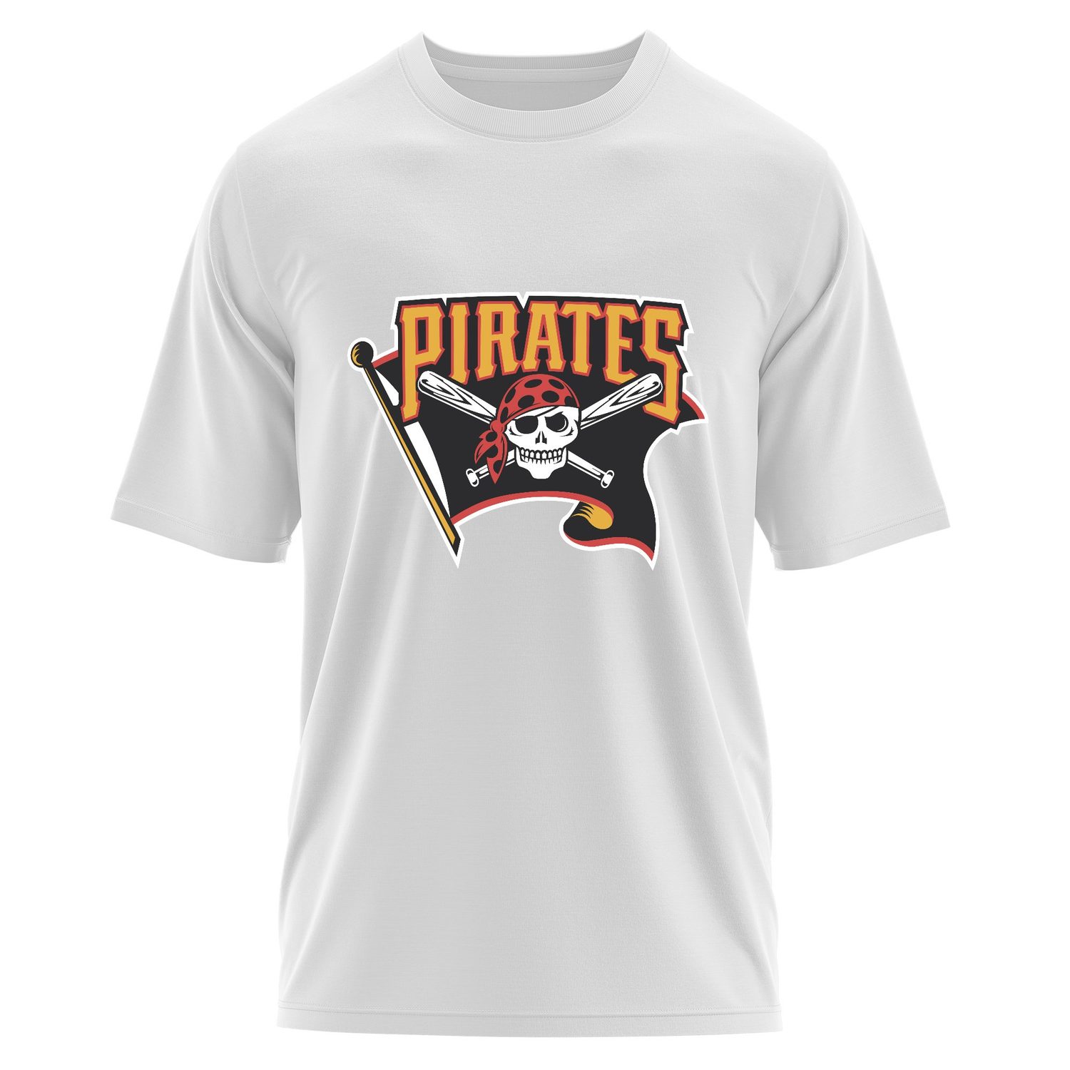 The Pirates Oversize Tişört L - Beyaz