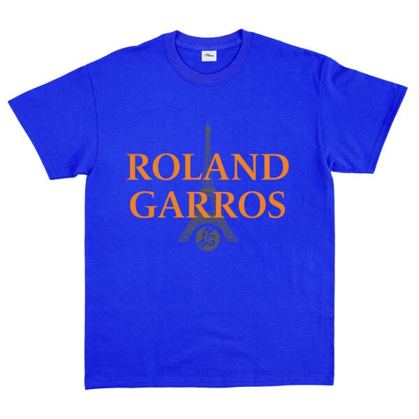 Roland Garros 2026 Casual Tişört L - Mavi