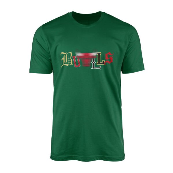 Bulls History Tişört L - Nefti Yeşili