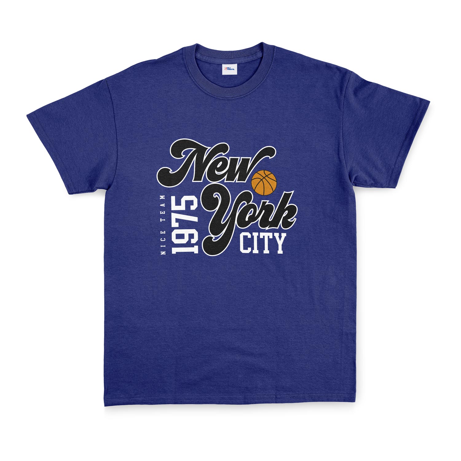 New York City 1975 Tişört XXL - İndigo Mavisi