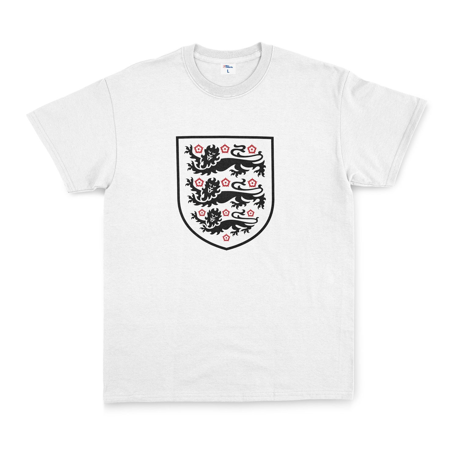 Three Lions Shield Tişört XXL - Beyaz