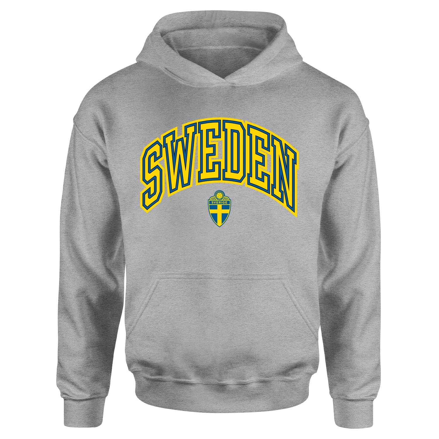 İsveç 2026 Varsity Hoodie M - Gri