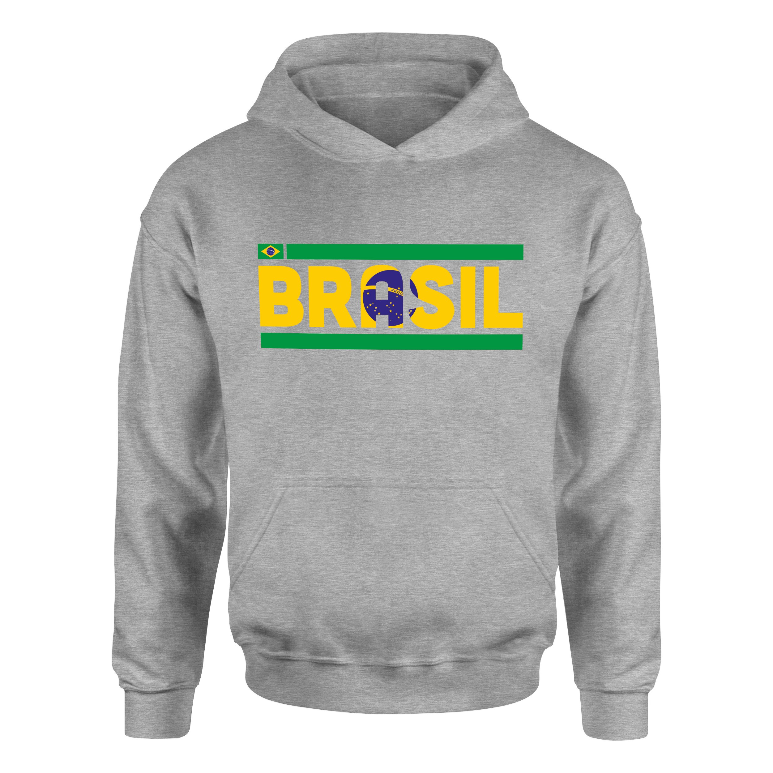Brezilya Hoodie S - Gri