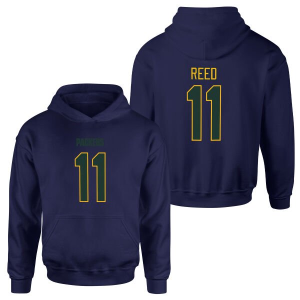 Jayden Reed Green Bay Packers Hoodie XXL - Lacivert