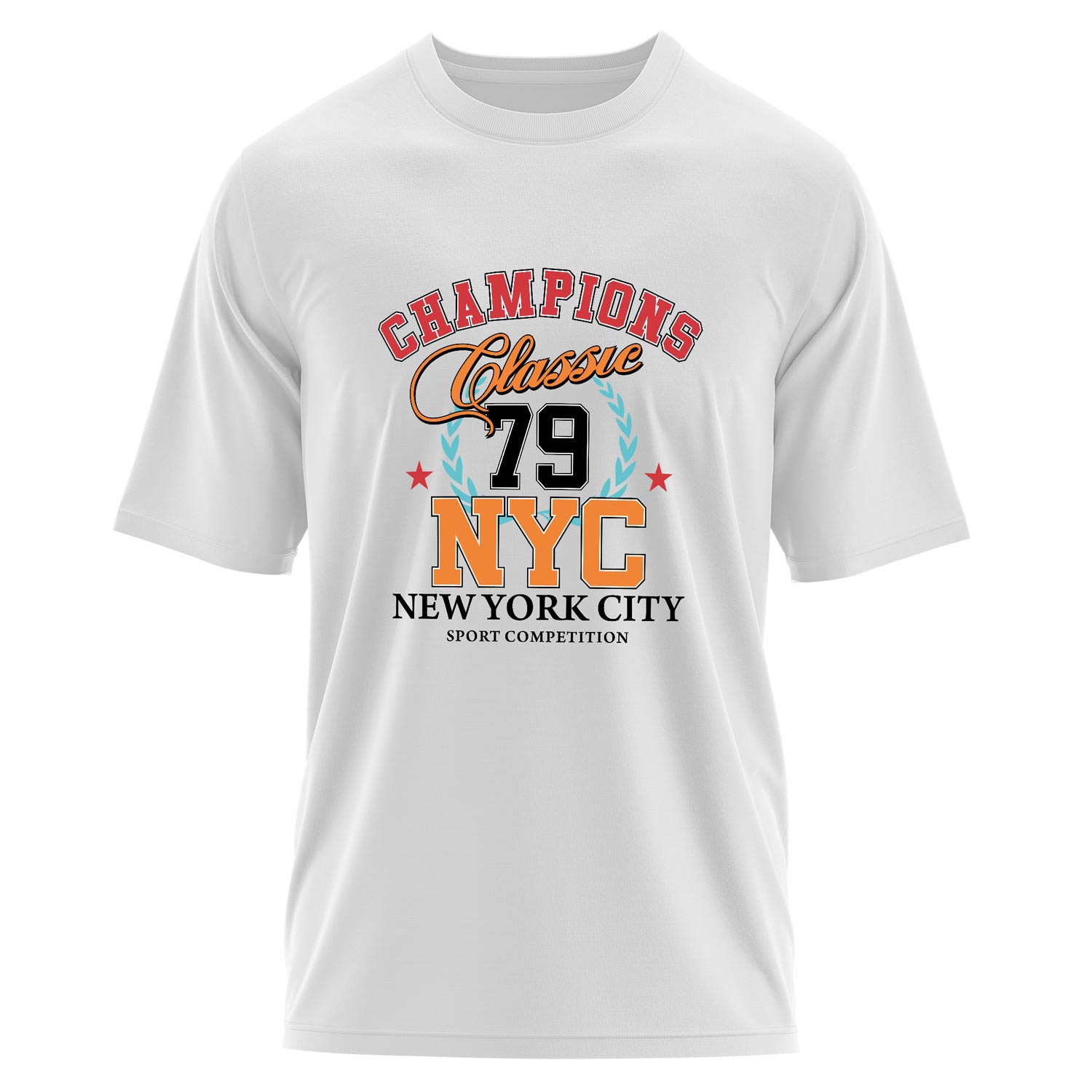 Champions Classic NYC Oversize Tişört L - Beyaz