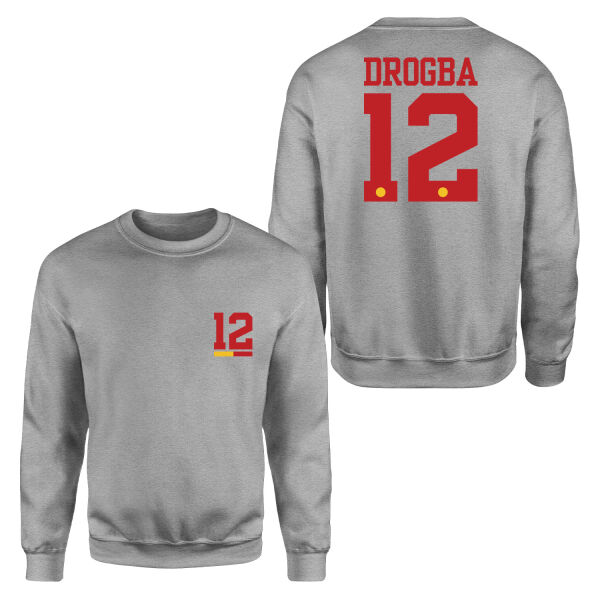 Didier Drogba Forma Sweatshirt S - Gri