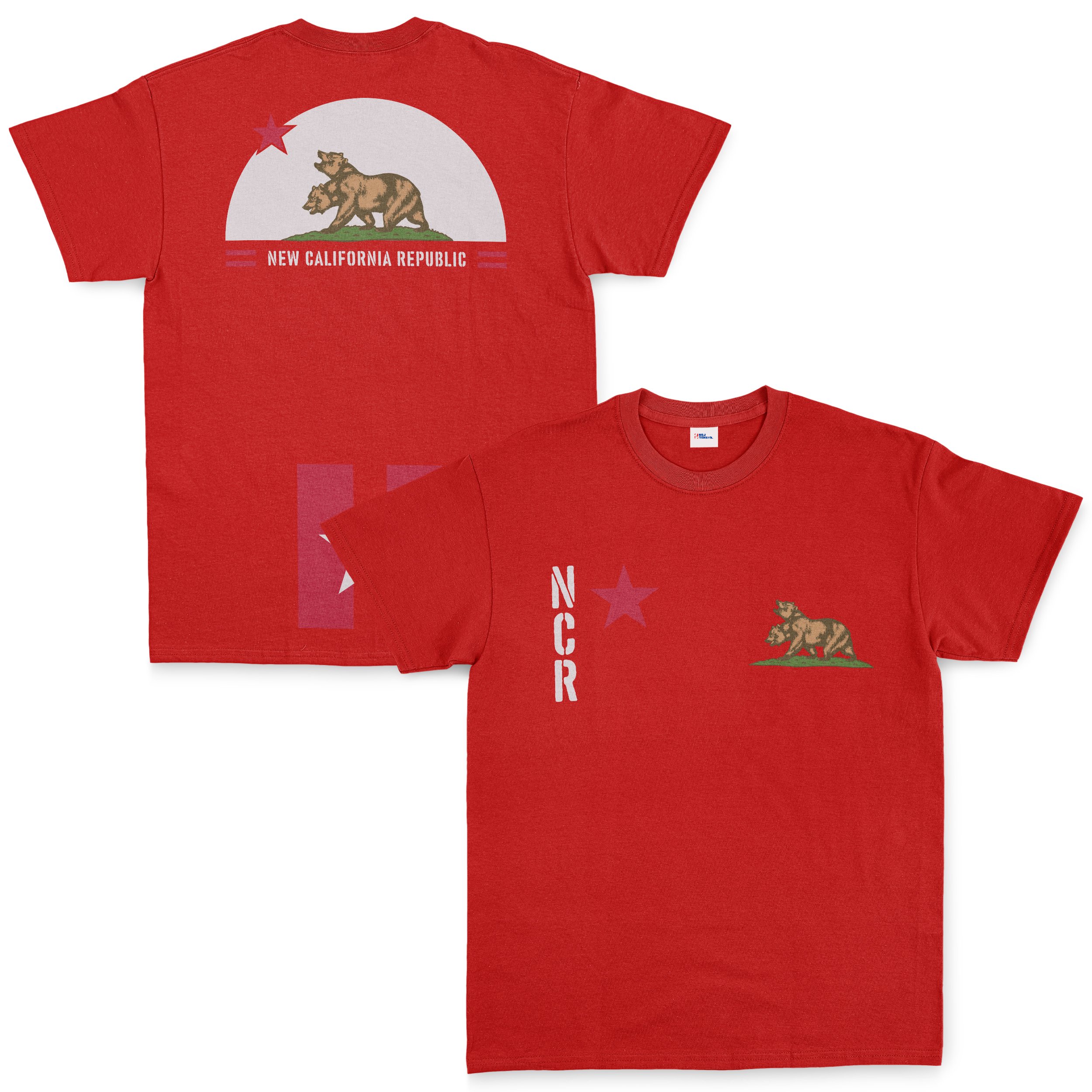 New California Republic NCR Star Edition Tişört XL - Kırmızı