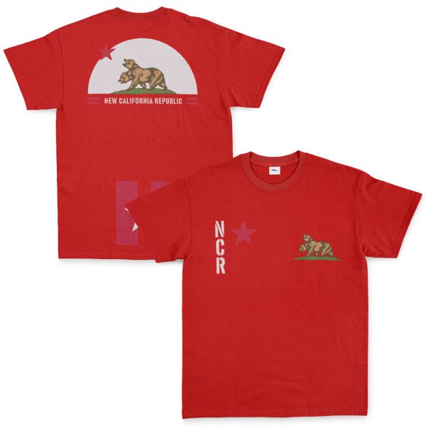 New California Republic NCR Star Edition Tişört XL - Kırmızı