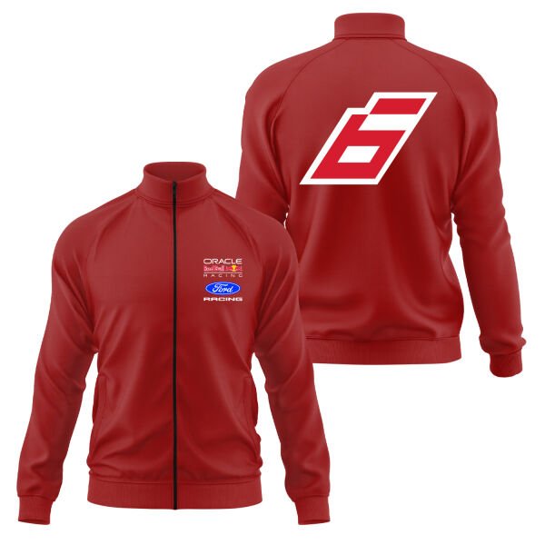 Isack Hadjar Red Bull Jersey Fermuarlı Sweatshirt S - Kırmızı