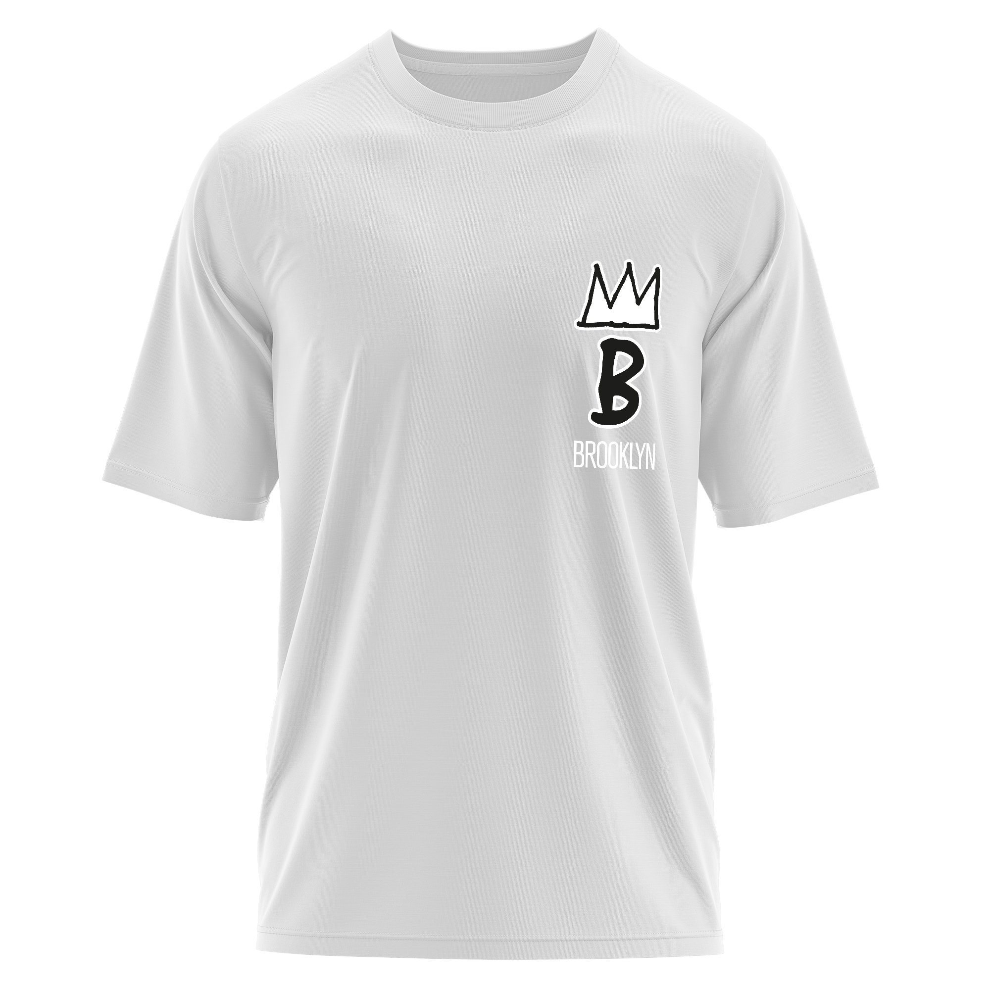 Brooklyn Basquiat Crown Oversize Tişört