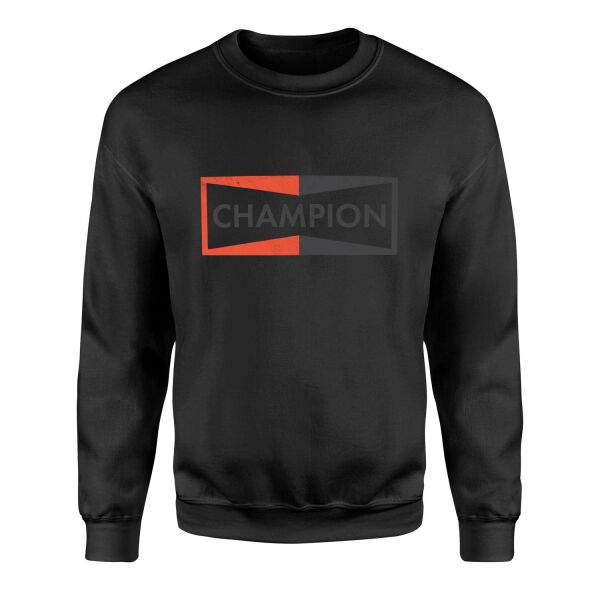Champion Brad Pitt Sweatshirt XL - Siyah